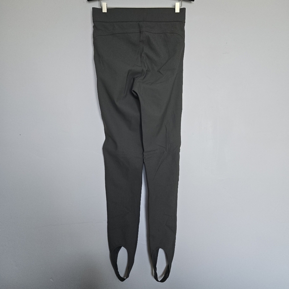 Zara Women's Gray Topstitched High Rise Legging with Stirrup - Picture 3 of 7